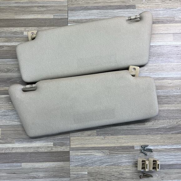 94-00 Mercedes C Class OEM Sunvisors Set Sun Visor Left Right W/Mirror - JL477 - Picture 3 of 8